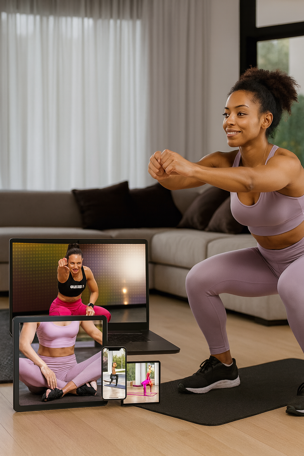 Aplicativo Synutra em um computador